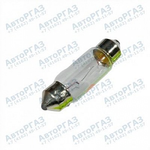 Лампа 12V21W одноконтактная (поворот, стоп-сигнал) (смещен. цоколь BAU15s) Желтая, арт. 92227 Y Amber